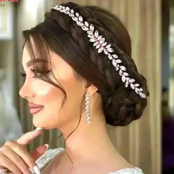 Luxury Bridal Crystal Hair Piece Comb main image 9